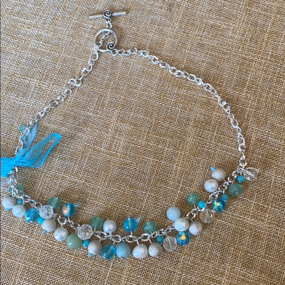 Blue and Silver necklace